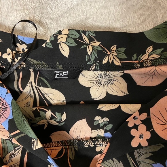 F&F flower print off the shoulder top - Picture 2 of 3